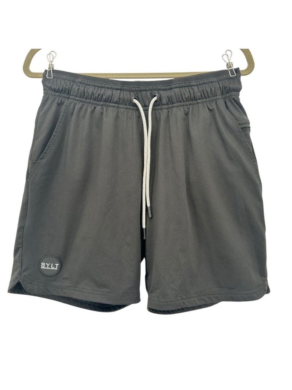 BYLT Premium Basics Mens Medium Shorts Training Short Lined Drawstring Pockets